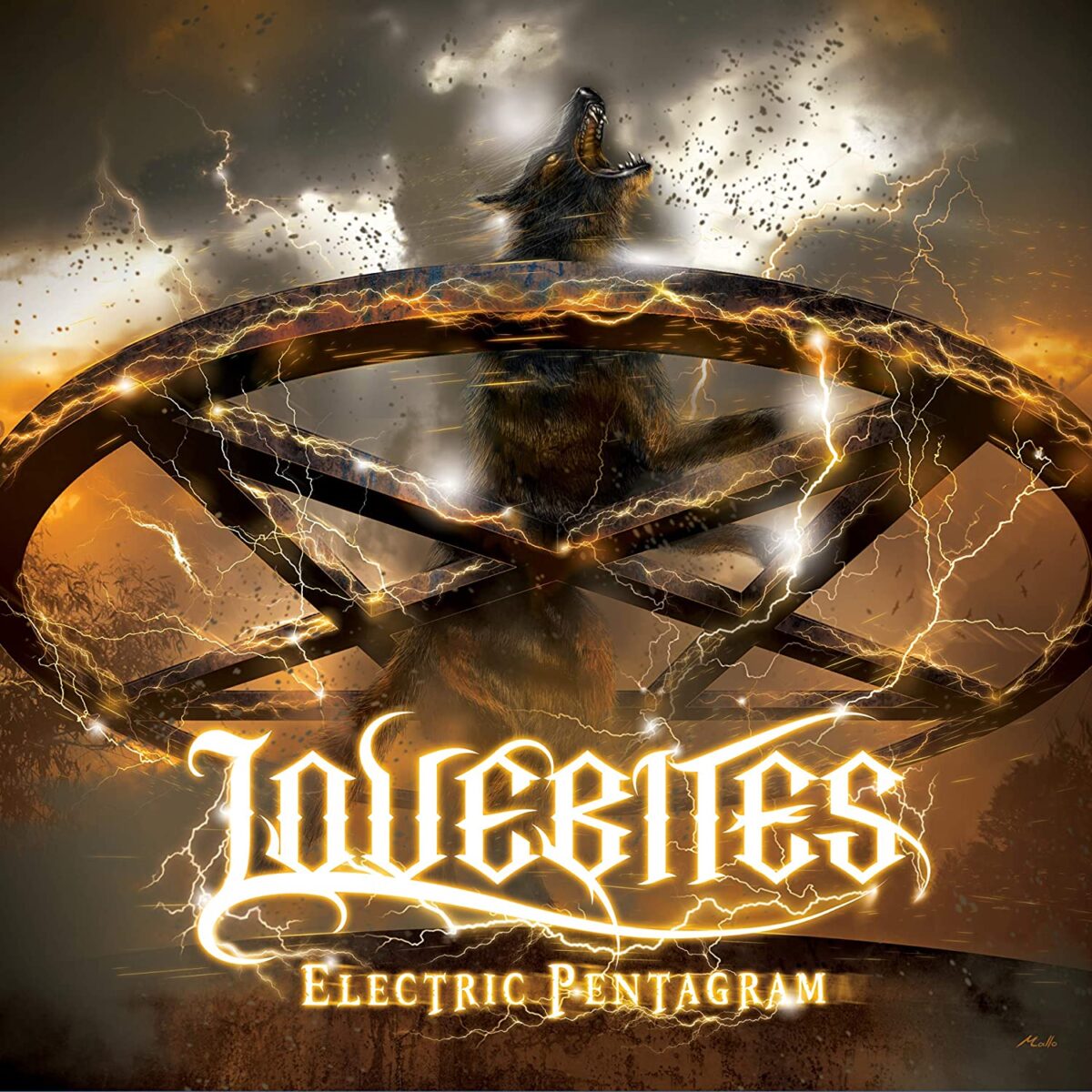 Lovebites Electric Pentagram CD Jacket